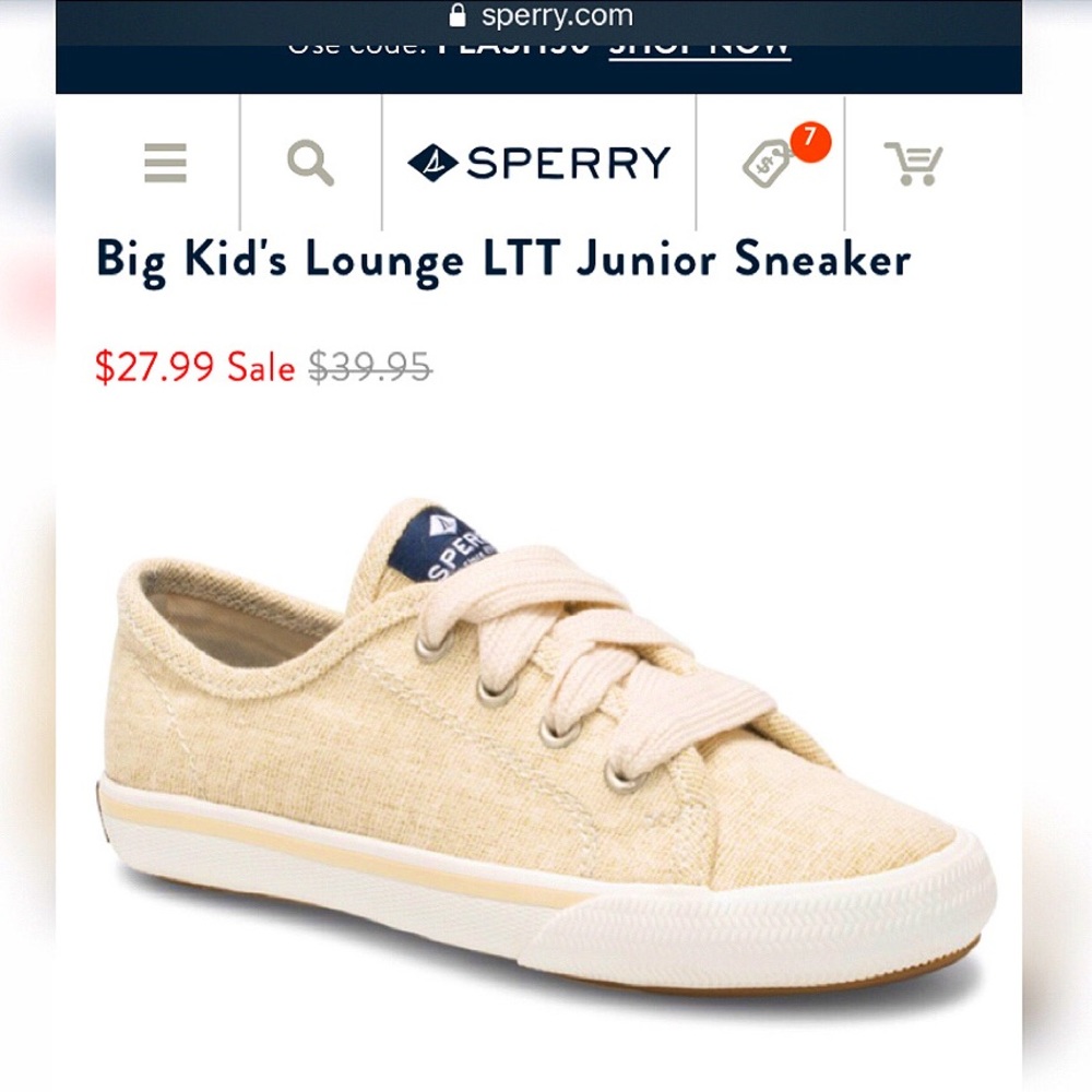 Girls Sperry fashion lounge sneakers